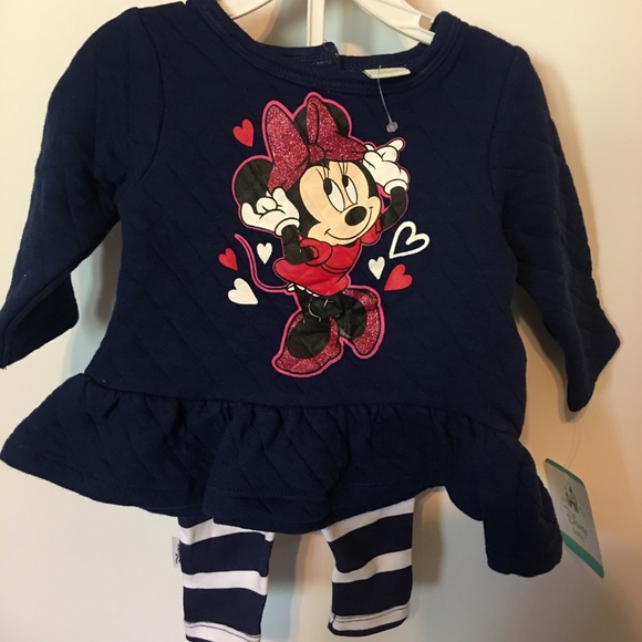Disney 2-piece Little Girls Shirt and Pant set.